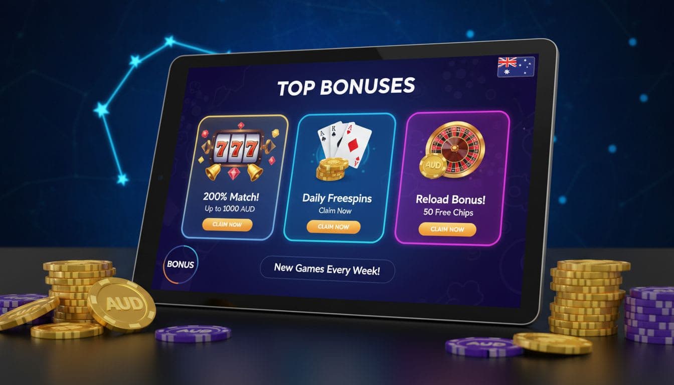 Top Online Casino Bonus Offers in Australia for 2025 image